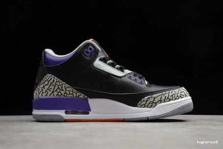 Hyperoad BLACK RETRO 3 - JORDAN PURPLE COURT 0912